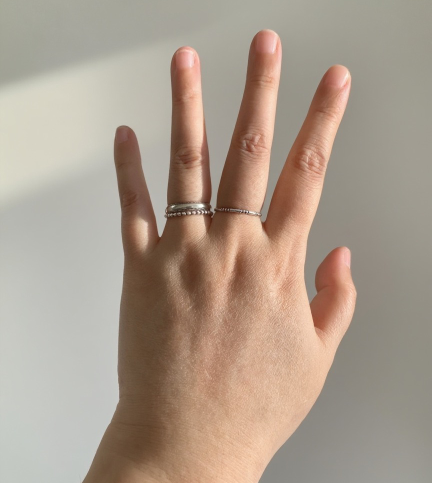 ANCIEPANEL. MEDIEVAL Panel Loop Ring - Silver