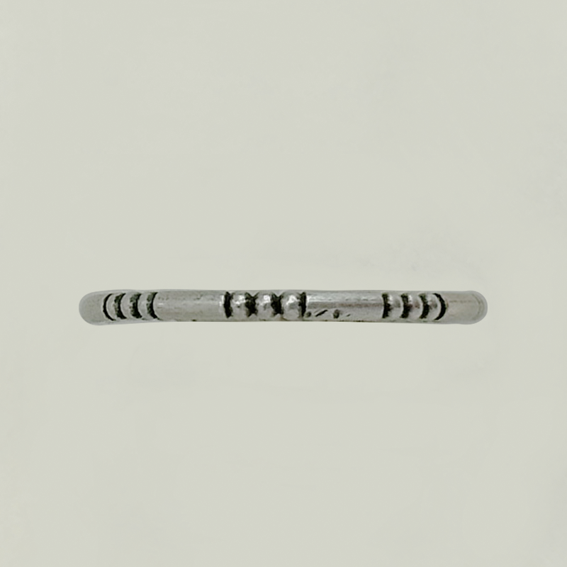 ANCIEPANEL. MEDIEVAL Panel Loop Ring - Silver