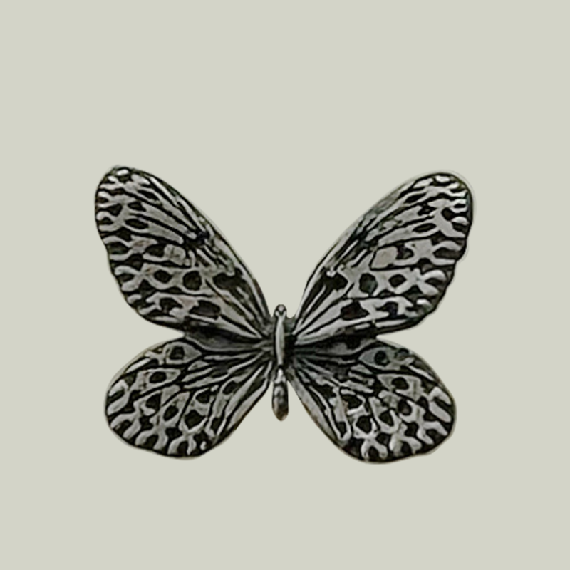 KITEVEIL. Paper Kite Butterfly Earring - Silver