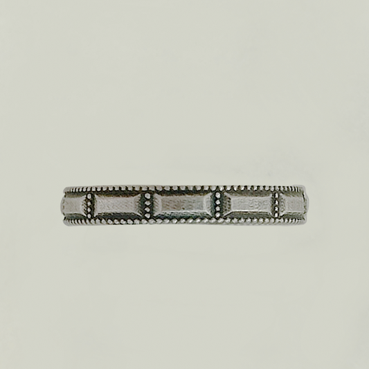 RELICTILE. Ancient Tile Ring - Silver