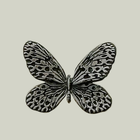 KITEVEIL. Paper Kite Butterfly Earring - Silver