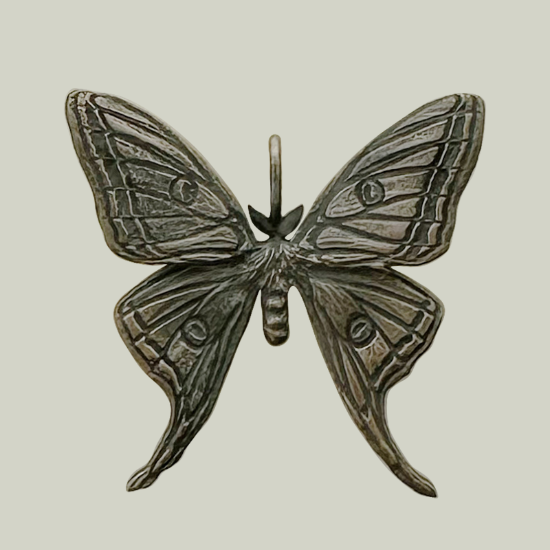 ISABELWING. Luna Moth Pendant - Silver