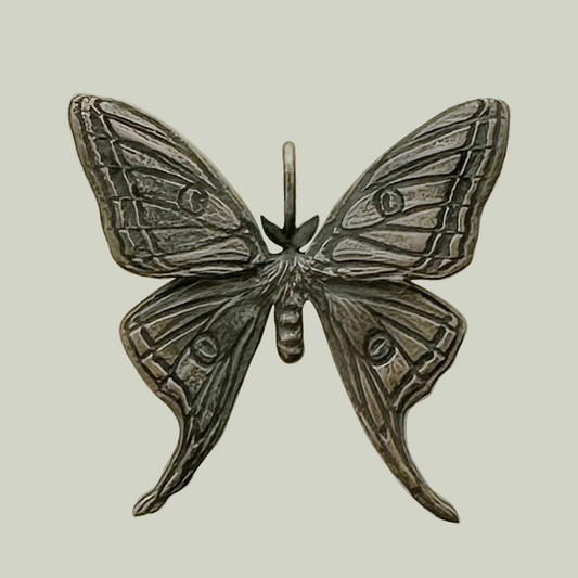 ISABELWING. Luna Moth Pendant - Silver